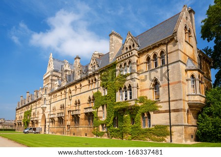 Building at Christ Church College. Oxford University, Oxford, England