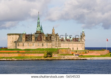 stock photo : Castle of Hamlet in Elsinore. Denmark