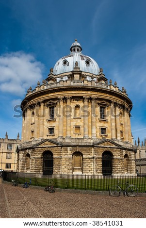 Radcliffe Camera in Radcliffe Square Oxford. Part of the Bodleian Library of Oxford University. UK