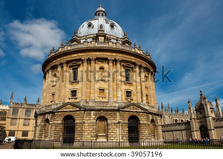 Radcliffe Camera (part of the Bodleian Library of Oxford University). Oxford, UK