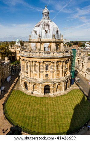 Radcliffe Camera (part of the Bodleian Library of Oxford University). Oxford, UK