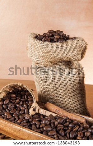 Traditional, rural coffee set