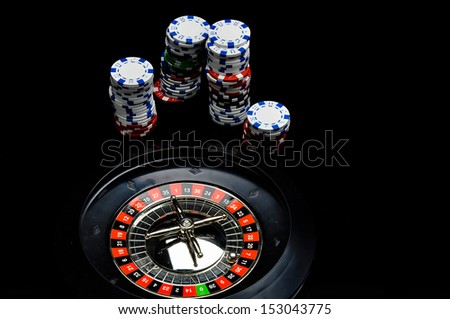 Casino concept with ambient light