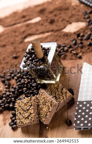 Natural coffee, home concept, natural food