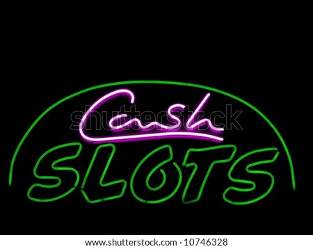 Neon slots sign