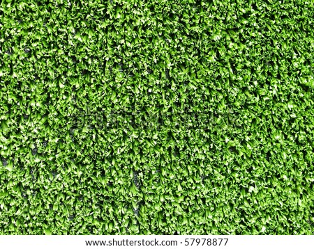 Macro of a synthetic grass background