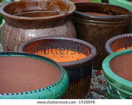 pottery for sale at farmer's market