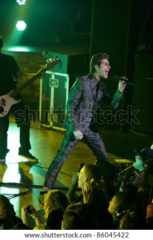 LOS ANGELES, CA - OCTOBER 04:  Jane\'s Addiction play a sold out show to fans at the Ford Amphitheatre on October 4, 2011 in Los Angeles, California.