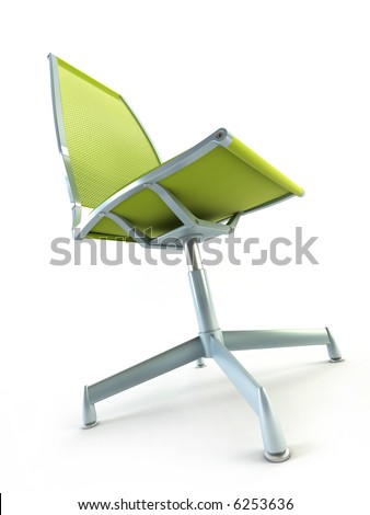 Modern Office Chair on Modern Office Chair 3d Rendering On White Background Stock Photo