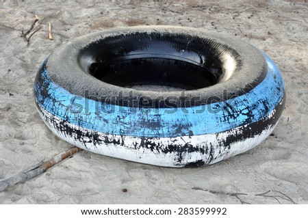 Beach rubber ring