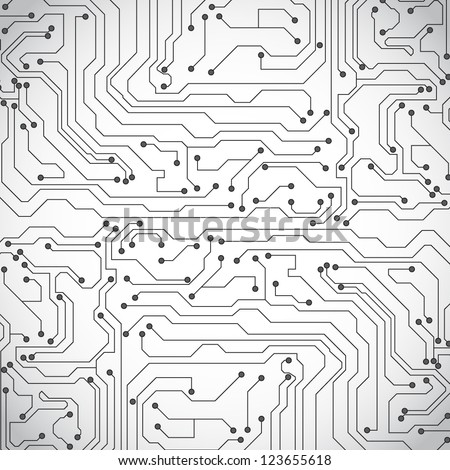 Microchip background EPS10 vector Microchip background EPS10 vector