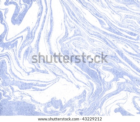 Scan of a blue and white craft paper sheet, for backgrounds and textures.