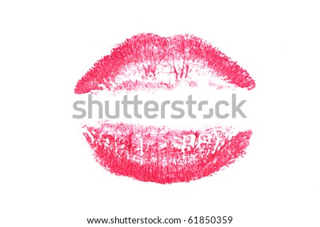 pearl lipstick kiss stamp