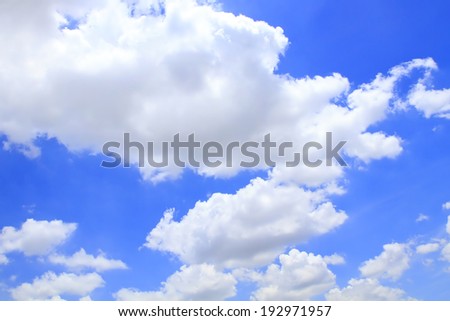 White clouds on the blue sky,Pictures for background