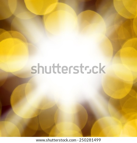 Light bombs of light and the sun is beautiful bokeh for text or background