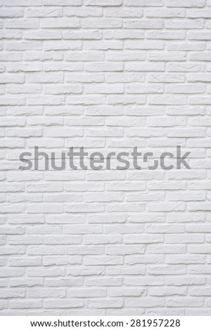 White brick texture background