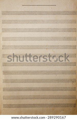 Antique music sheet texture background