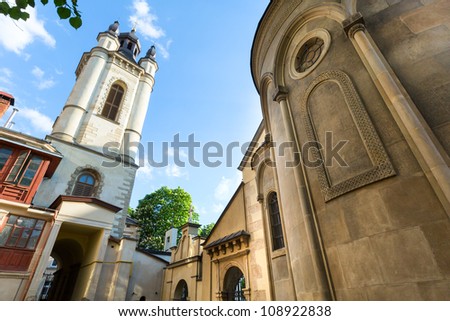 Ancient armenian church in Lviv City (Ukraine)