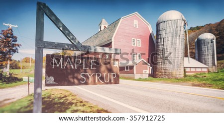 Maple syrup farm in Vermont