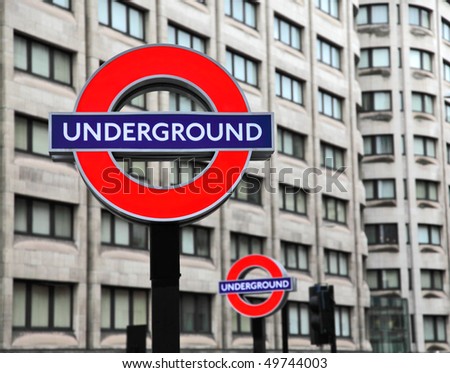 london underground logo. stock photo : LONDON - JULY