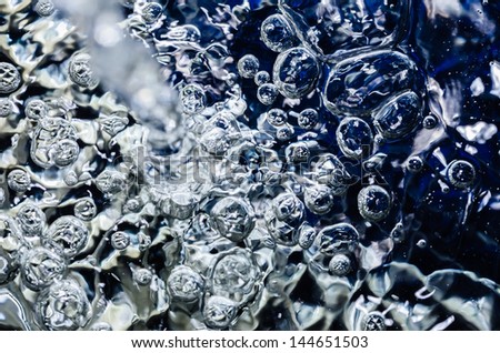 Water splash in the motion nature concept background