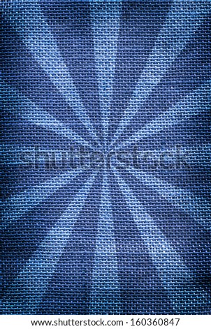 Blue canvas background with rays