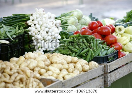 organic market - vegetables