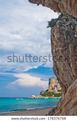 cave paradise blue sea and sky relaxation paradise on beach tourism tropical island