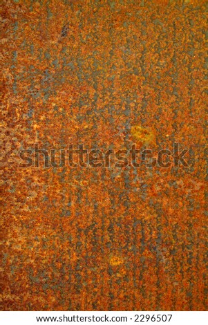 background rusty steel panel