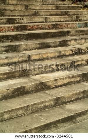 old steps