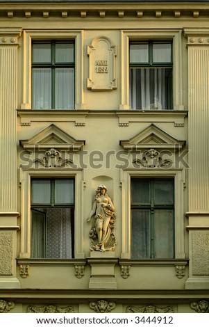 old apartment buildings in Berlin Kreuzberg, built about 100 years ago