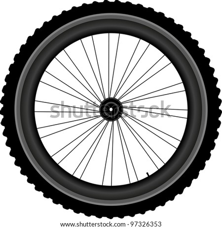 Bike Wheel Vector