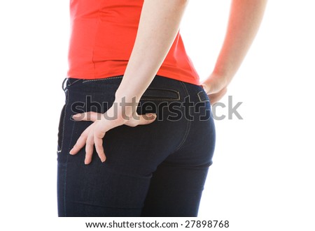 women in tight fitting jeans