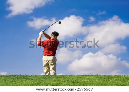 golfer swing