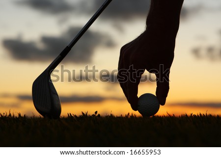 golf silhouette