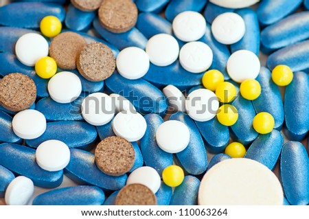 Medicine. It is a lot of tablets for treatment