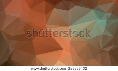 Abstract emerald background consisting of triangles as wallpaper for your smartphone or tablet