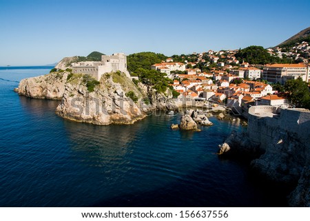St. Lawrence Fortress in Dubrovnik, Croatia. Dubrovnik\'s locations served as film sets of the Game of Thrones HBO TV series.