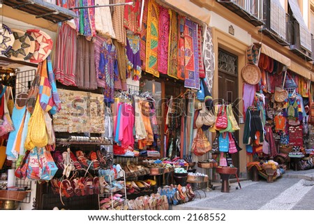 Arabic Hippie Shop Stock Photo 2168552 : Shutterstock