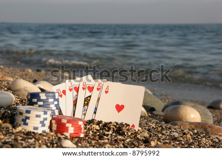 There\'s nothing better - a royal flush by the sea