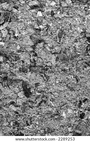natural ash background texture. black and white