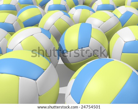 Volleyball background.
