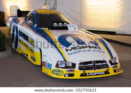 Los Angeles, CA - November 19, 2014: Mopar Express Lane Dodge Charger R/T on display at the LA Auto Show