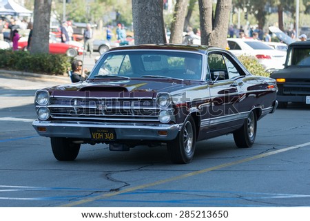 Woodland Hills, CA, USA - June 7, 2015: Ford Fairlane XL car on display at the Supercar Sunday car event.