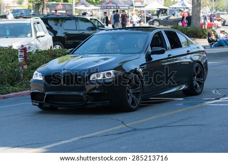 Woodland Hills, CA, USA - June 7, 2015: BMW car on display at the Supercar Sunday car event.