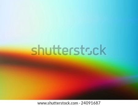 Abstract colored background in red, yellow, blue and green