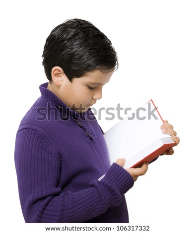 a child reading