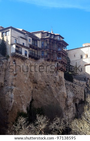 a very famous building in Cuenca, Spain