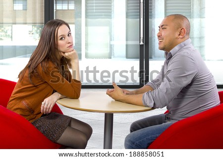 Interracial date that is boring and un-romantic