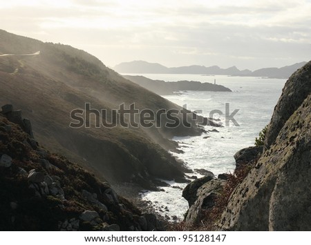 This is a beautiful zone near the atlantic ocean that there are lots of cliffs near the atlantic ocean, in the west coast of Spain.
